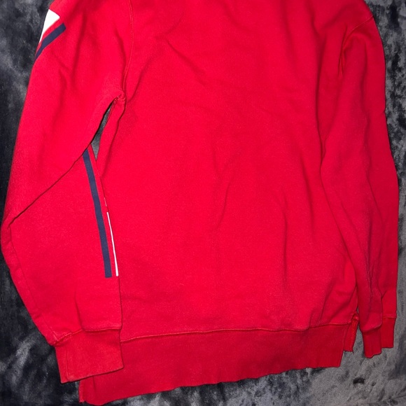 Levi’s Men’s Croft Fleece Stripe Red Logo Hoodie Size Medium - Picture 15 of 16